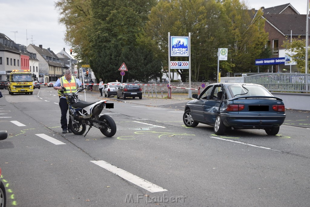 VU Krad PKW Koeln Duennwald Berlinerstr P106.JPG - Miklos Laubert